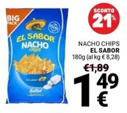 Supermercati Gulliver Nacho chips EL SABOR offerta