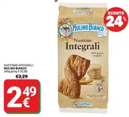 Supermercati Gulliver Nastrine integrali MULINO BIANCO offerta