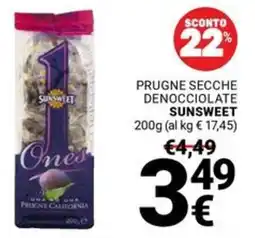 Supermercati Gulliver Prugne secche denocciolate SUNSWEET offerta