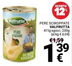 Supermercati Gulliver Pere sciroppate VALFRUTTA offerta