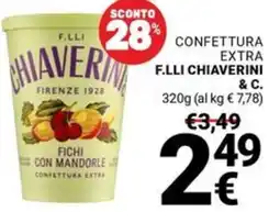 Supermercati Gulliver Confettura extra F.LLI CHIAVERINI offerta
