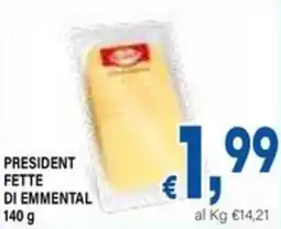 DEM President fette di emmental offerta