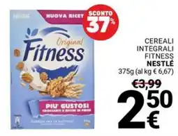 Supermercati Gulliver Cereali integrali fitness NESTLÉ offerta