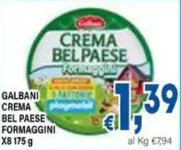 DEM Galbani crema bel paese formaggini x8 offerta