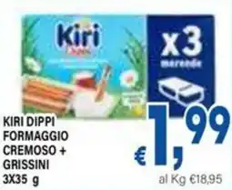DEM Kiri dippi formaggio cremoso+ grissini offerta