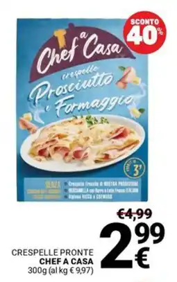 Supermercati Gulliver Crespelle pronte CHEF A CASA offerta