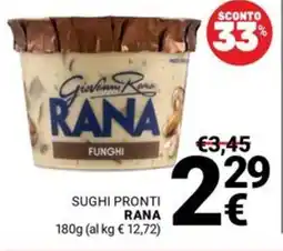 Supermercati Gulliver Sughi pronti RANA offerta