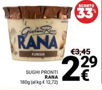 Supermercati Gulliver Sughi pronti RANA offerta