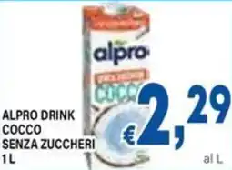 DEM Alpro drink cocco senza zuccheri offerta