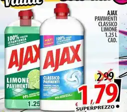 Il Genio Supermercato Ajax pavimenti classico limone offerta
