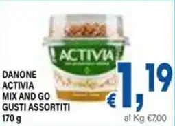 DEM Danone activia mix and go offerta