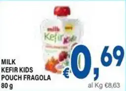 DEM Milk kefir kids pouch fragola offerta