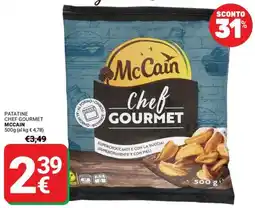Supermercati Gulliver Ipatatine chef gourmet MCCAIN offerta