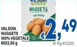 DEM Valsoia nuggets 100% vegetale offerta