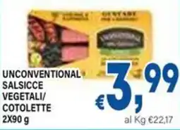 DEM Unconventional salsicce vegetali/ cotolette offerta