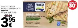 Supermercati Gulliver 2 bistecche di merluzzo grigliate FROSTA offerta