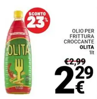 Supermercati Gulliver Olio per frittura croccante OLITA offerta