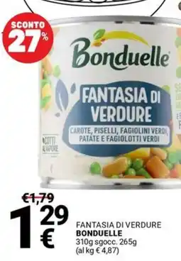 Supermercati Gulliver Fantasia di verdure BONDUELLE offerta