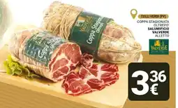 Supermercati Gulliver Coppa stagionata oltrepo' SALUMIFICIO VALVERDE offerta