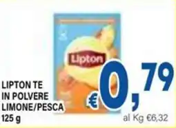 DEM Lipton te in polvere limone/pesca offerta
