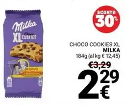Supermercati Gulliver Choco cookies XL MILKA offerta