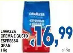 DEM Lavazza crema e gusto espresso grani offerta
