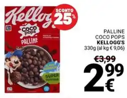 Supermercati Gulliver Palline coco pops KELLOGG'S offerta