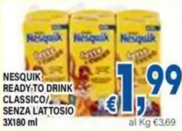 DEM Nesquik ready to drink classico/ senza lattosio offerta