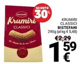 Supermercati Gulliver Krumiri classici BISTEFANI offerta