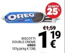 Supermercati Gulliver Biscotti double creme OREO offerta