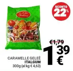 Supermercati Gulliver Caramelle gelee ITALGUM offerta
