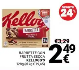 Supermercati Gulliver Barrette con frutta secca KELLOGG'S offerta