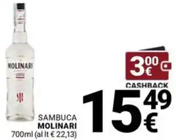 Supermercati Gulliver Sambuca MOLINARI offerta