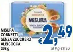 DEM Misura cornetti senza zucchero albicocca offerta