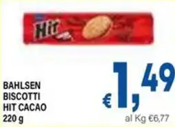 DEM Bahlsen biscotti hit cacao offerta