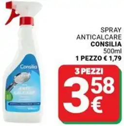 Supermercati Gulliver Spray anticalcare CONSILIA offerta