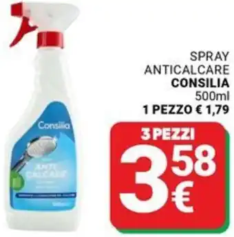 Supermercati Gulliver Spray anticalcare CONSILIA offerta