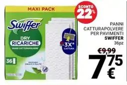 Supermercati Gulliver Panni catturapolvere per pavimenti SWIFFER offerta