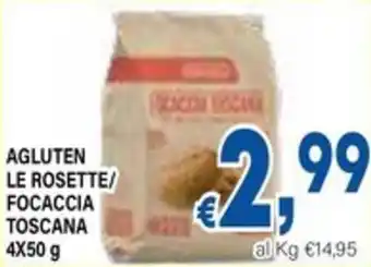 DEM Agluten le rosette/ focaccia toscana offerta