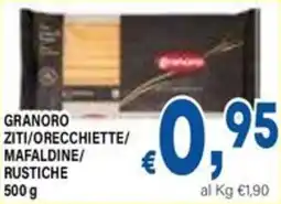 DEM Granoro ziti/orecchiette/ mafaldine/ rustiche offerta