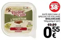 Supermercati Gulliver Patè per cani le specialità italiane MIGLIORCANE offerta