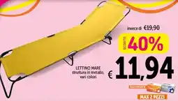 Spazio Conad Lettino mare offerta