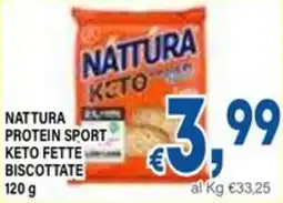 DEM Nattura protein sport keto fette biscottate offerta