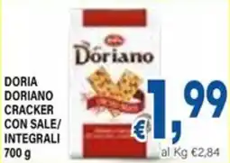 DEM Doria doriano cracker con sale/ integrali offerta