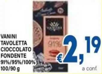 DEM Vanini tavoletta cioccolato fondente offerta