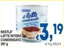 DEM Nestle' latte intero condensato offerta