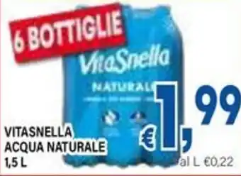 DEM Vitasnella acqua naturale offerta