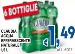 DEM Claudia acqua effervescente naturale offerta