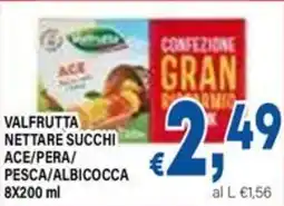 DEM Valfrutta nettare succhi ace/pera/ pesca/albicocca offerta