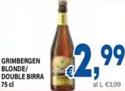 DEM Grimbergen blonde/ double birra offerta